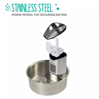 Whisker City® Stainless Steel Fountain