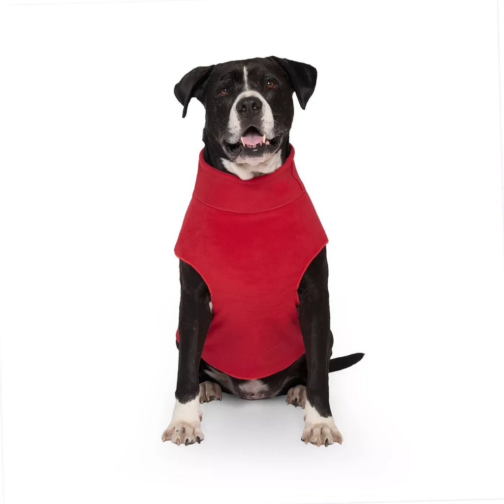 Canada Pooch Easy On Stretch Dog Fleece - Red