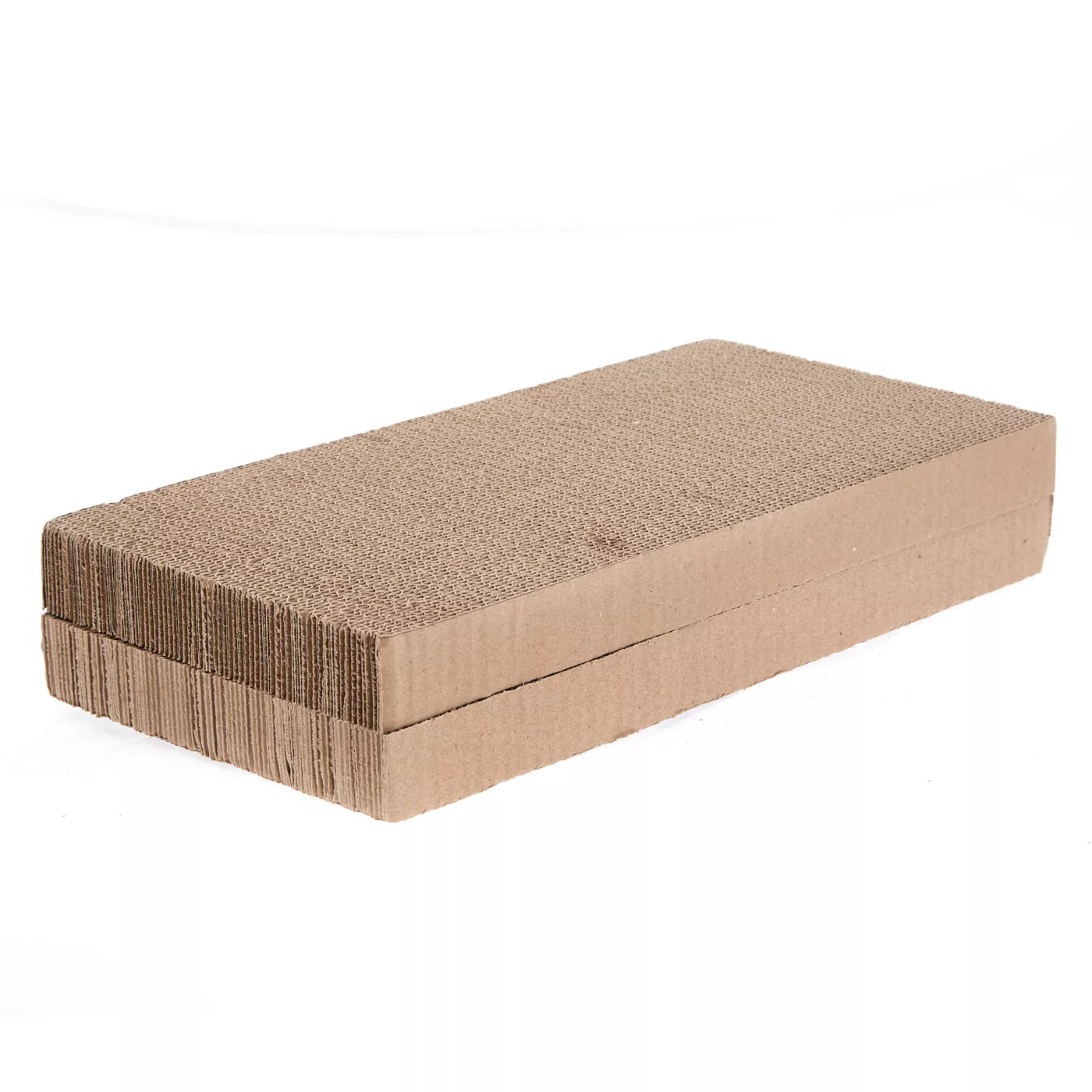 Whisker City® Double-Wide Corrugate Refill Cat Scratcher Replacement - 2 Pack, 17.5x9x3in