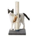 Whisker City® Cat Scratching Post with Catnipi, Sisal, Gray 21.75in tall