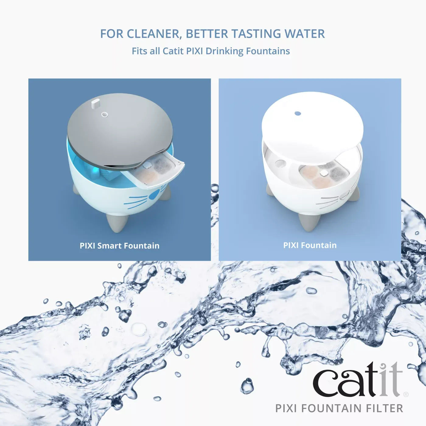 Catit® PIXI Cat Drinking Water Fountain Filters - 3 Pack