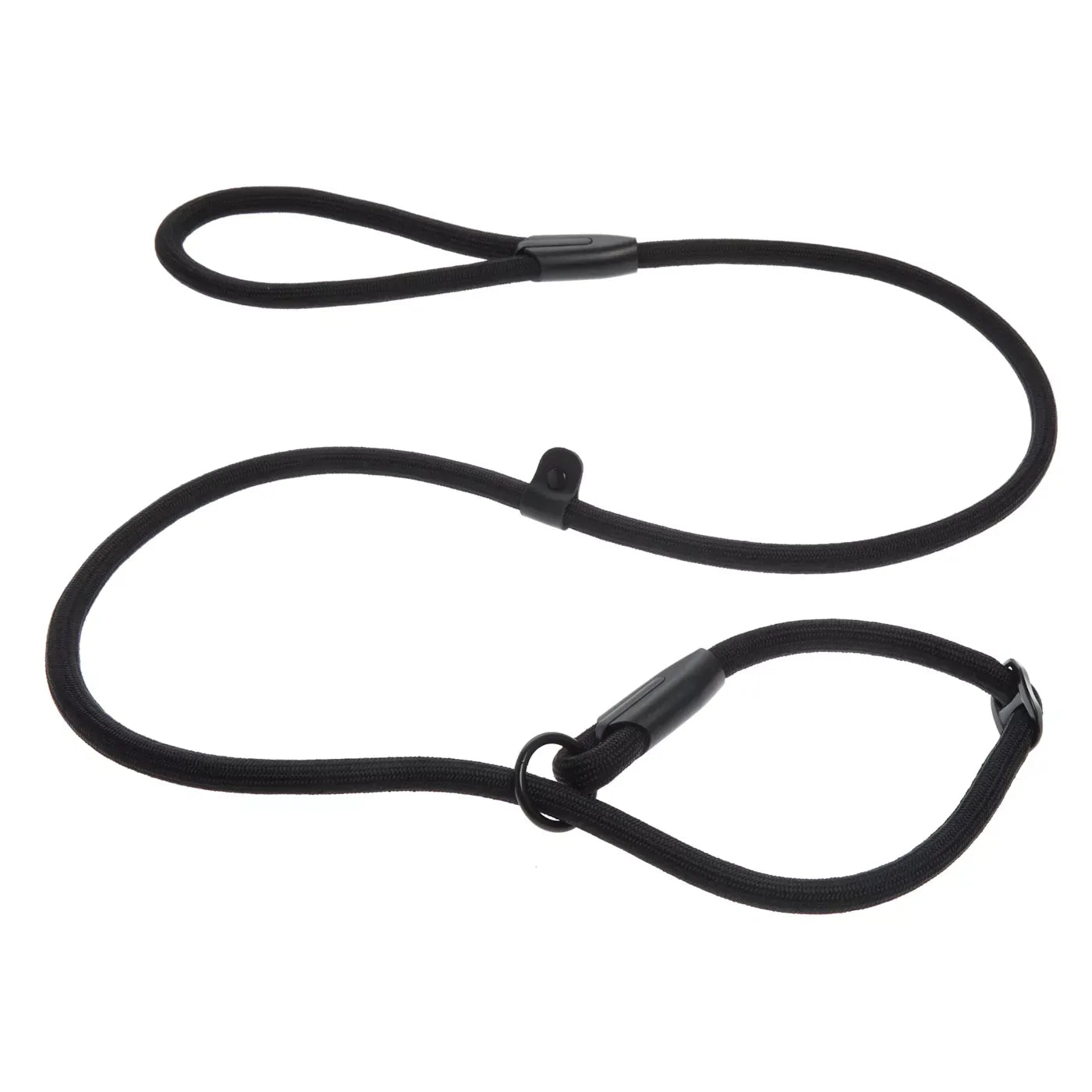 Top Paw® Rope Slip Lead, Black, 5-ft long