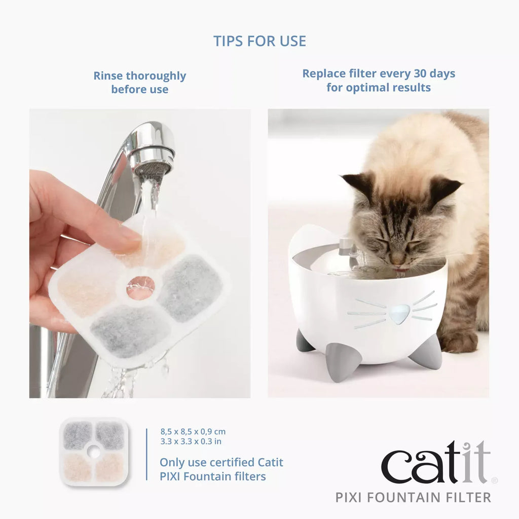 Catit® PIXI Cat Drinking Water Fountain Filters - 3 Pack