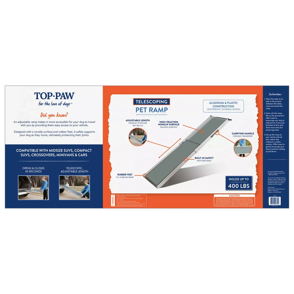 Top Paw® Deluxe Telescoping Pet Ramp