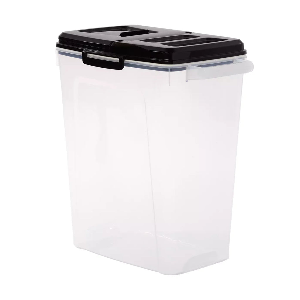 Top Paw® Plastic Food Storage Container with Dual-Sided Lid and Built-In Scoop, BPA-Free