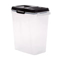 Top Paw® Plastic Food Storage Container with Dual-Sided Lid and Built-In Scoop, BPA-Free