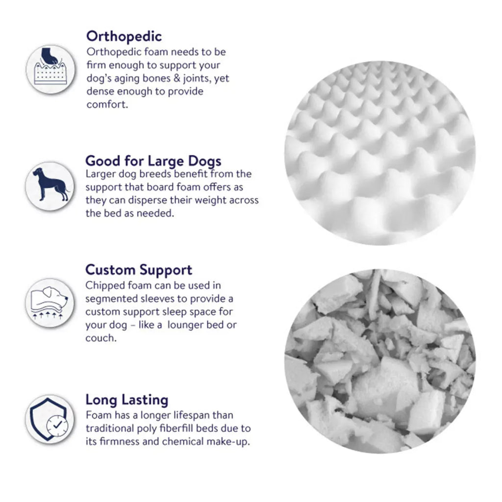 Top Paw® Orthopedic Memory Foam Quilt Mattress Extra Large Dog Bed 38Lx48W