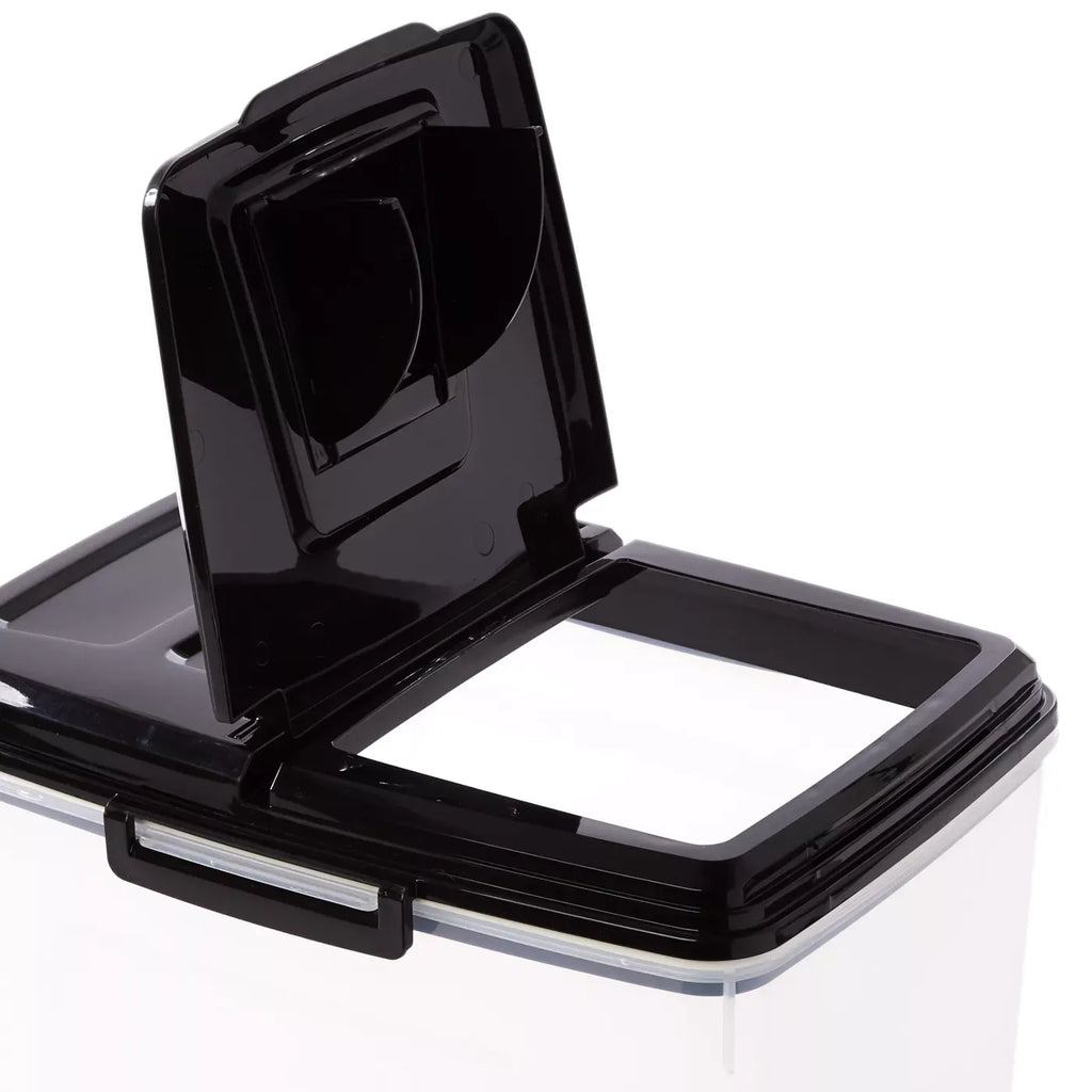 Top Paw® Plastic Food Storage Container with Dual-Sided Lid and Built-In Scoop, BPA-Free
