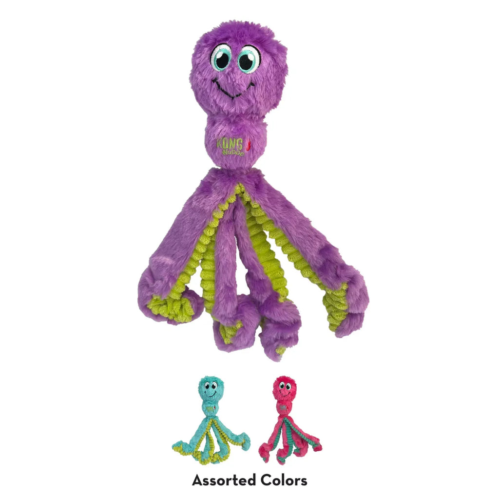KONG® Wubba Octopus Squeaker Tug Dog Toy (COLOR VARIES)