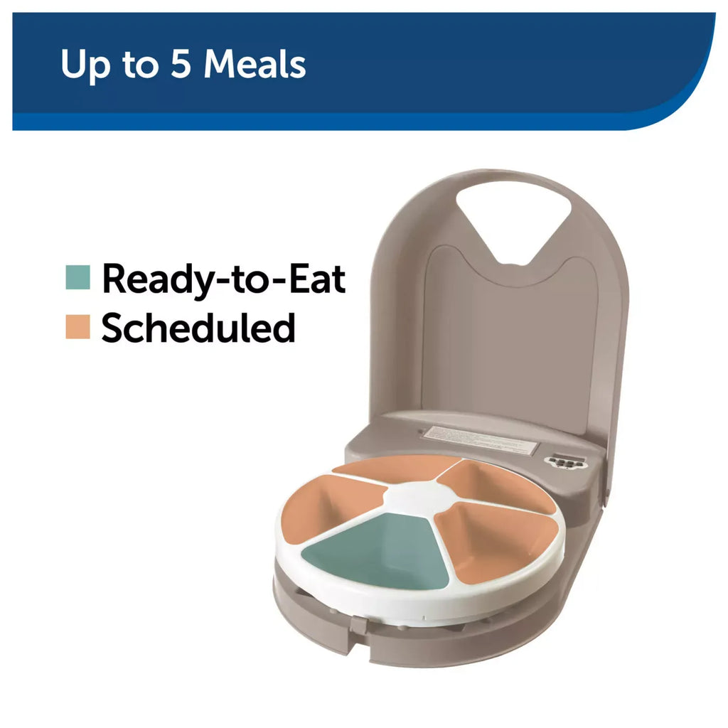 PetSafe® 5 Meal Pet Food Dispenser - Dry or Semi-Moist Pet Food
