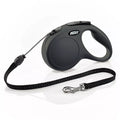 flexi® New Classic Retractable Cord Dog Leash, Black