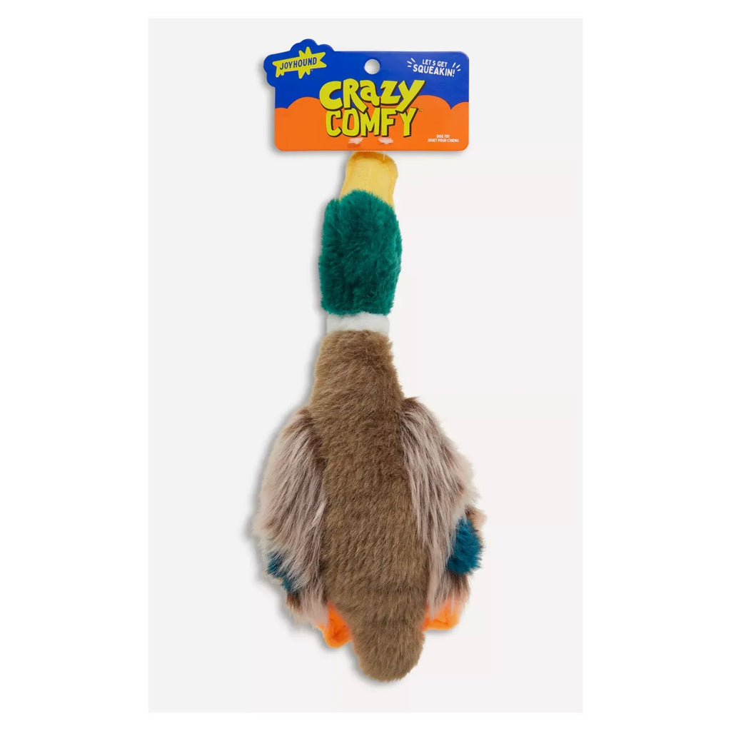 Joyhound® Crazy Comfy Realistic Duck Plush Squeaker Dog Toy