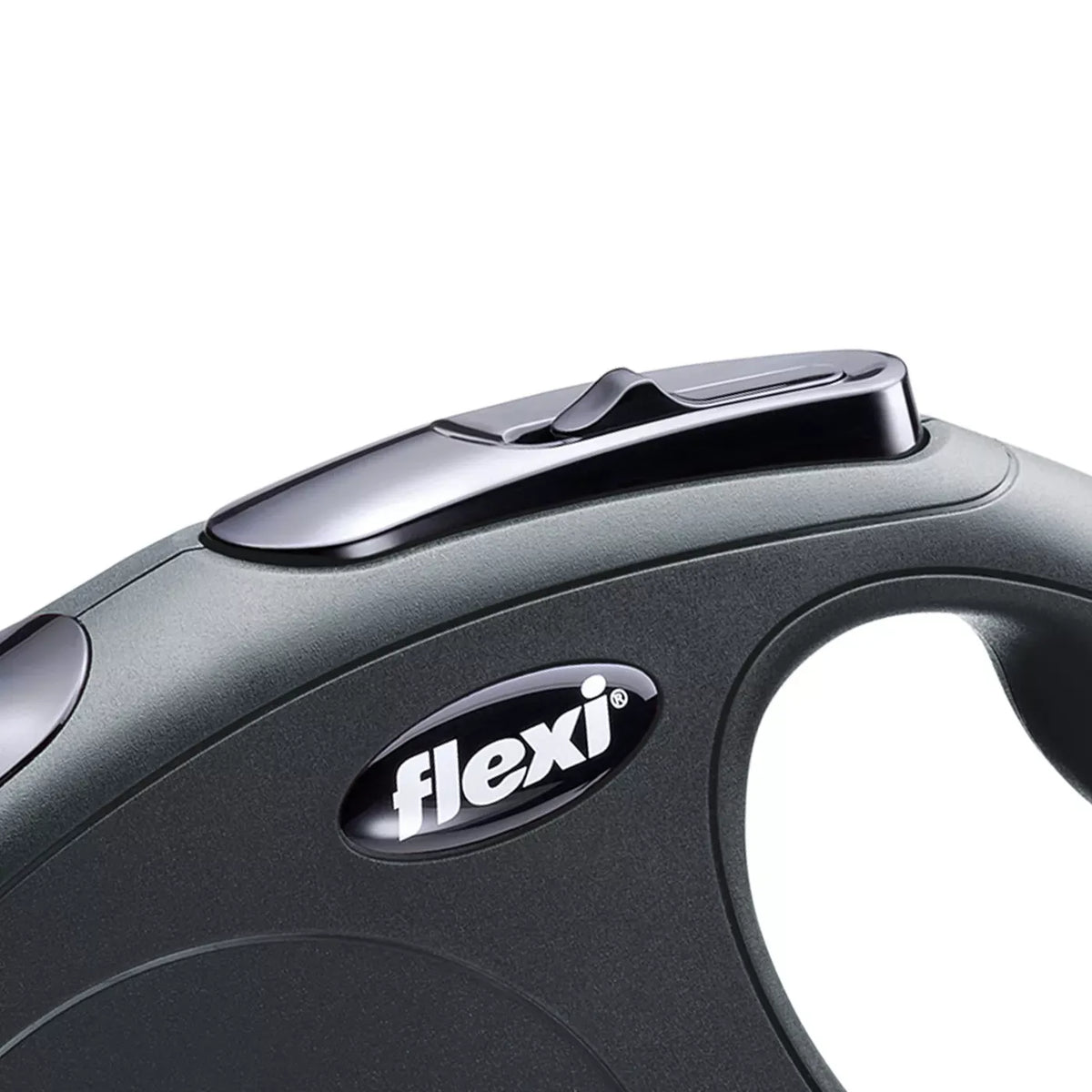 flexi® New Classic Retractable Cord Dog Leash, Black