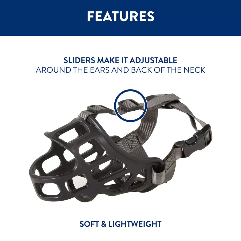 Top Paw® Adjustable Basket Dog Muzzle