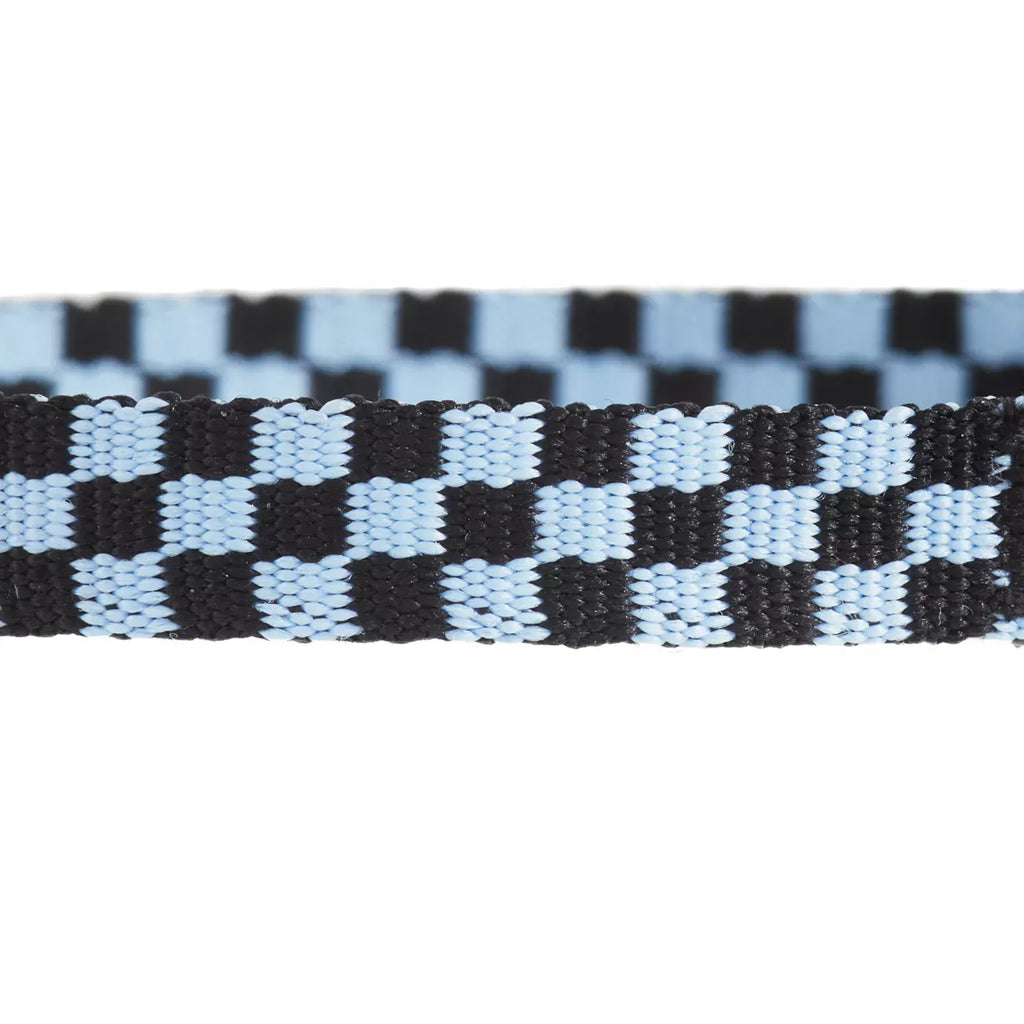 Whisker City® Blue Checkered Cat Collar, Easy Release Cat Collar, Breakaway Collar, Kitten, Blue