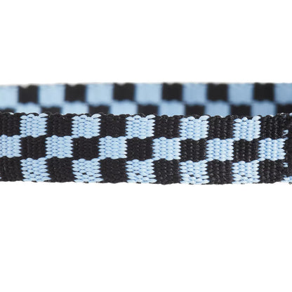Whisker City® Blue Checkered Cat Collar, Easy Release Cat Collar, Breakaway Collar, Kitten, Blue