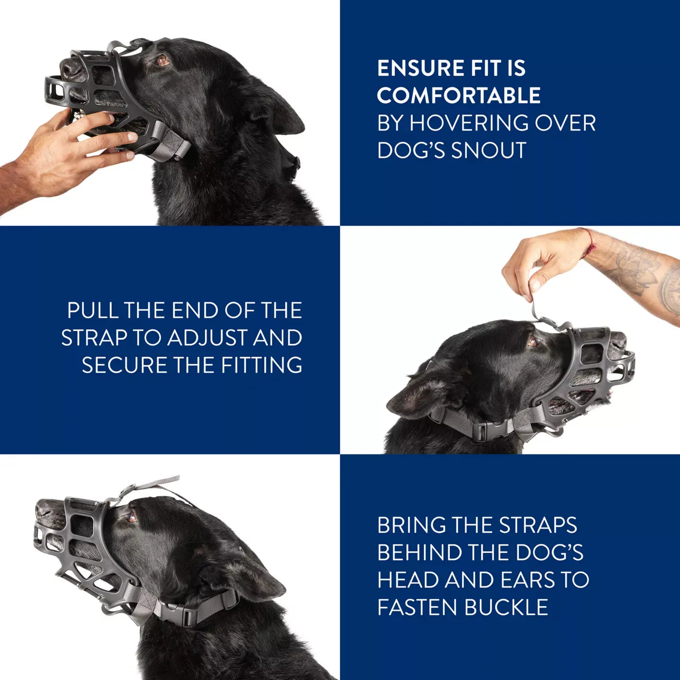 Top Paw® Adjustable Basket Dog Muzzle