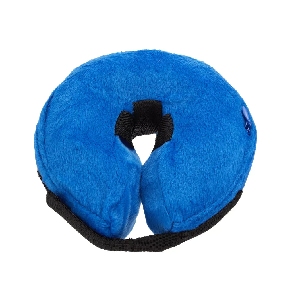 Dog MX Inflatable E-Collar Cone for Dogs, Post-Surgery & Hot Spot Healing, Blue, Multiple Sizes