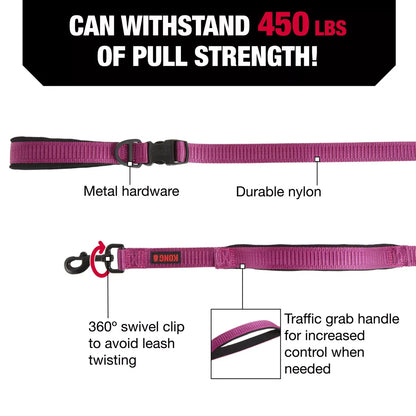 KONG® Hands-Free Dog Leash, 6-ft long