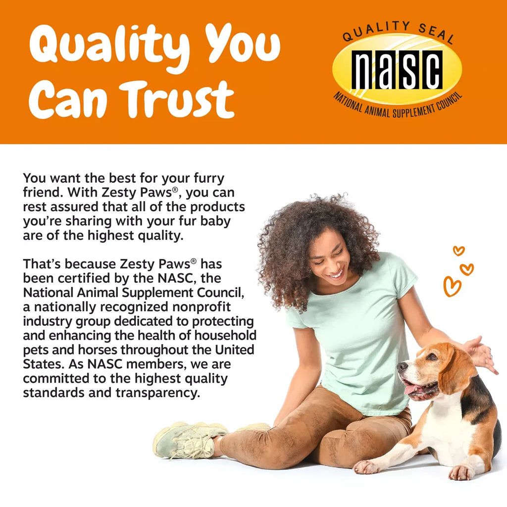 Zesty Paws Probiotic Chews - Pumpkin