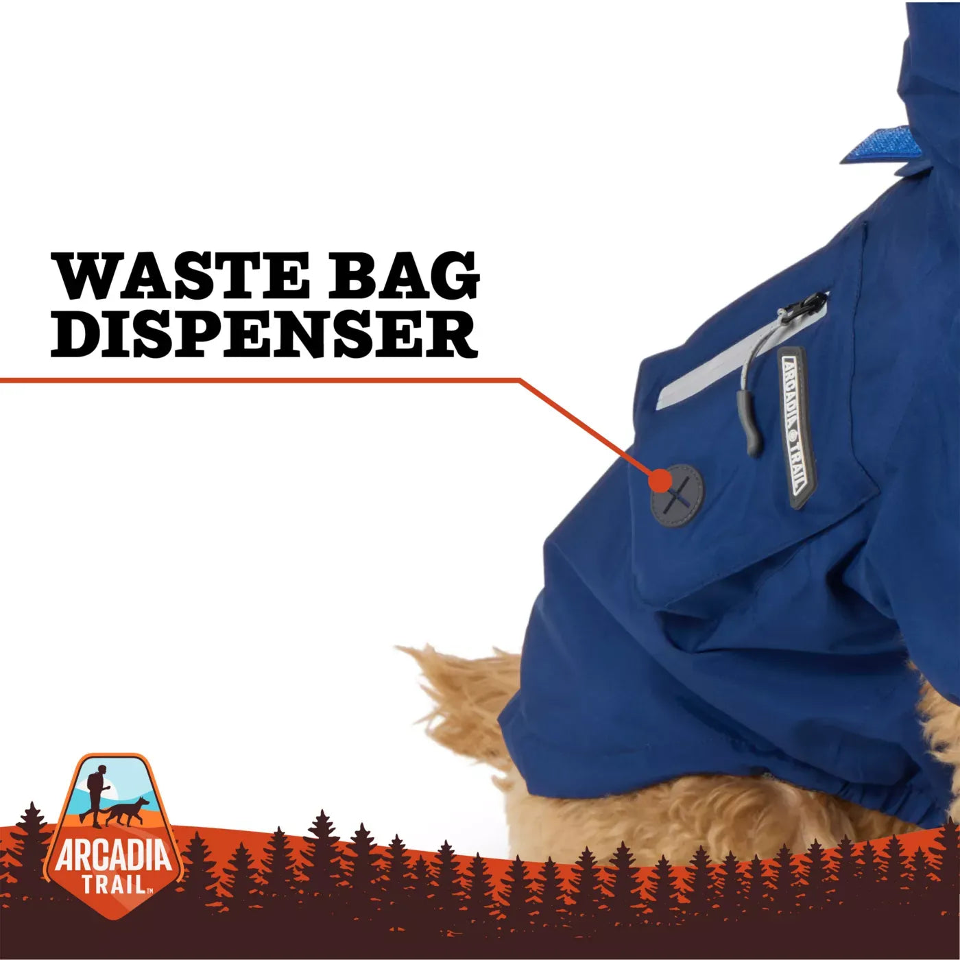 Arcadia Trail® Waterproof Dog Windbreaker Jacket