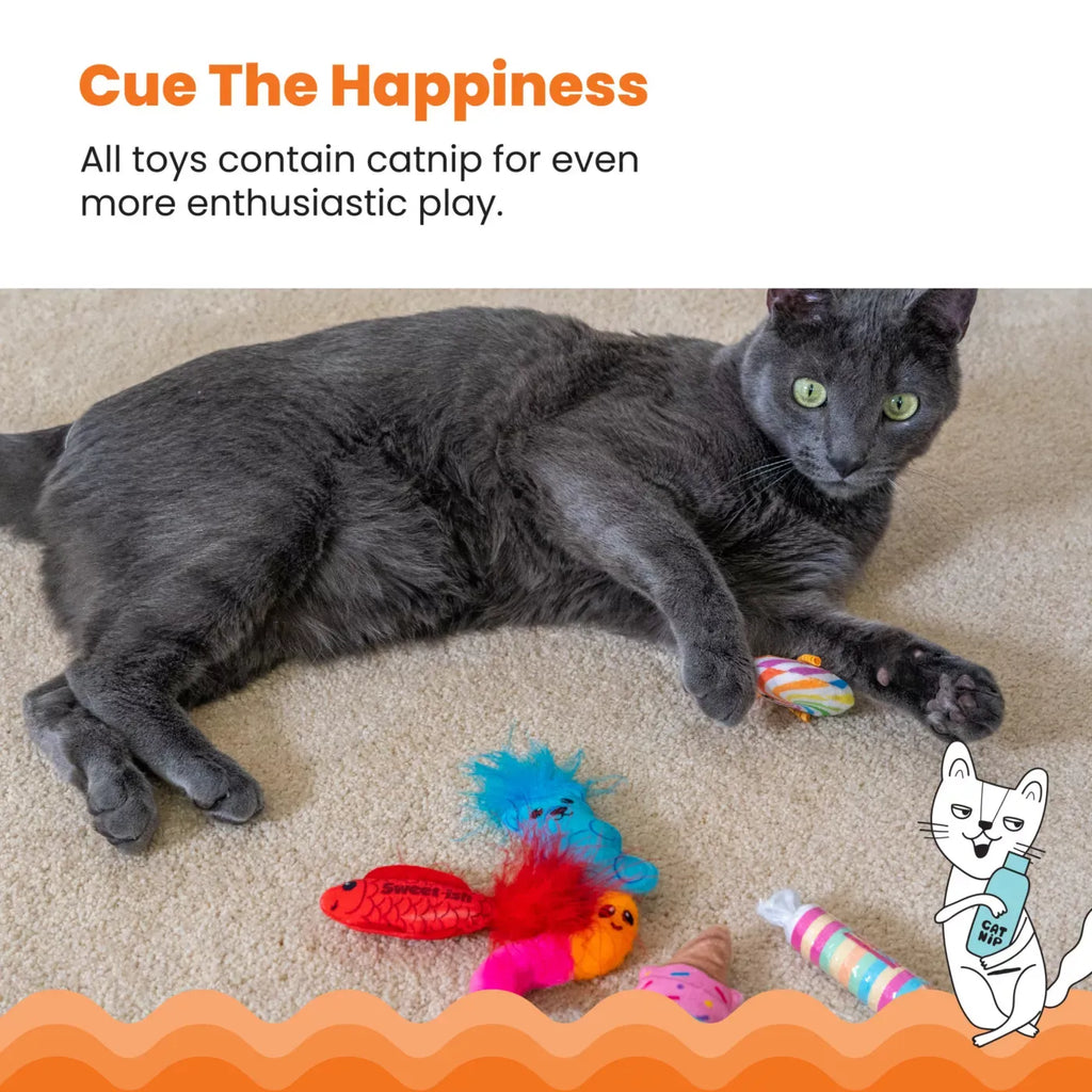 Catstages Kitty Sweet Treats Catnip Cat Toy 6-Pack