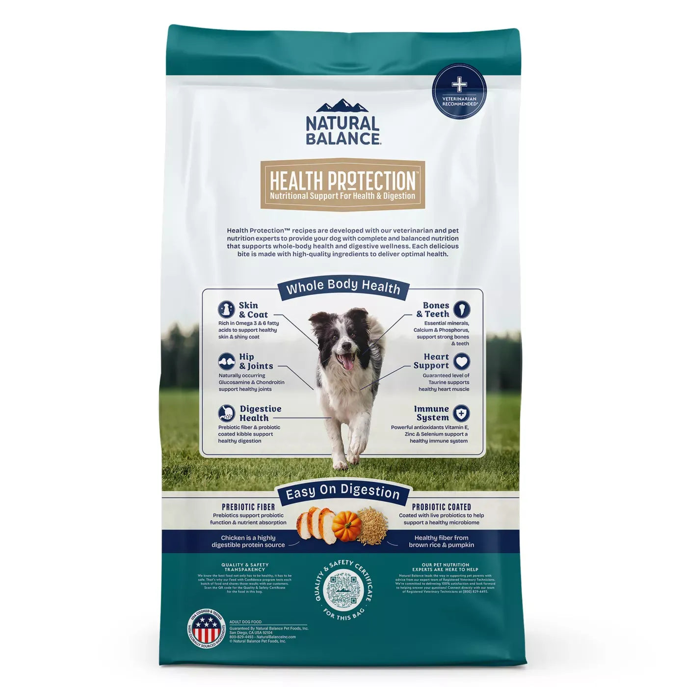 Natural Balance Health Protection Adult Dry Dog Food - Chicken, Brown Rice & Pumpkin