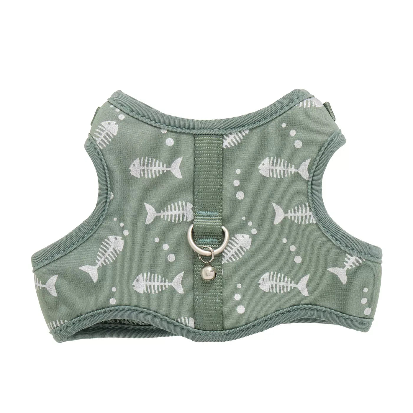 Whisker City Fish Foil Cat Harness and Leash Combo Set