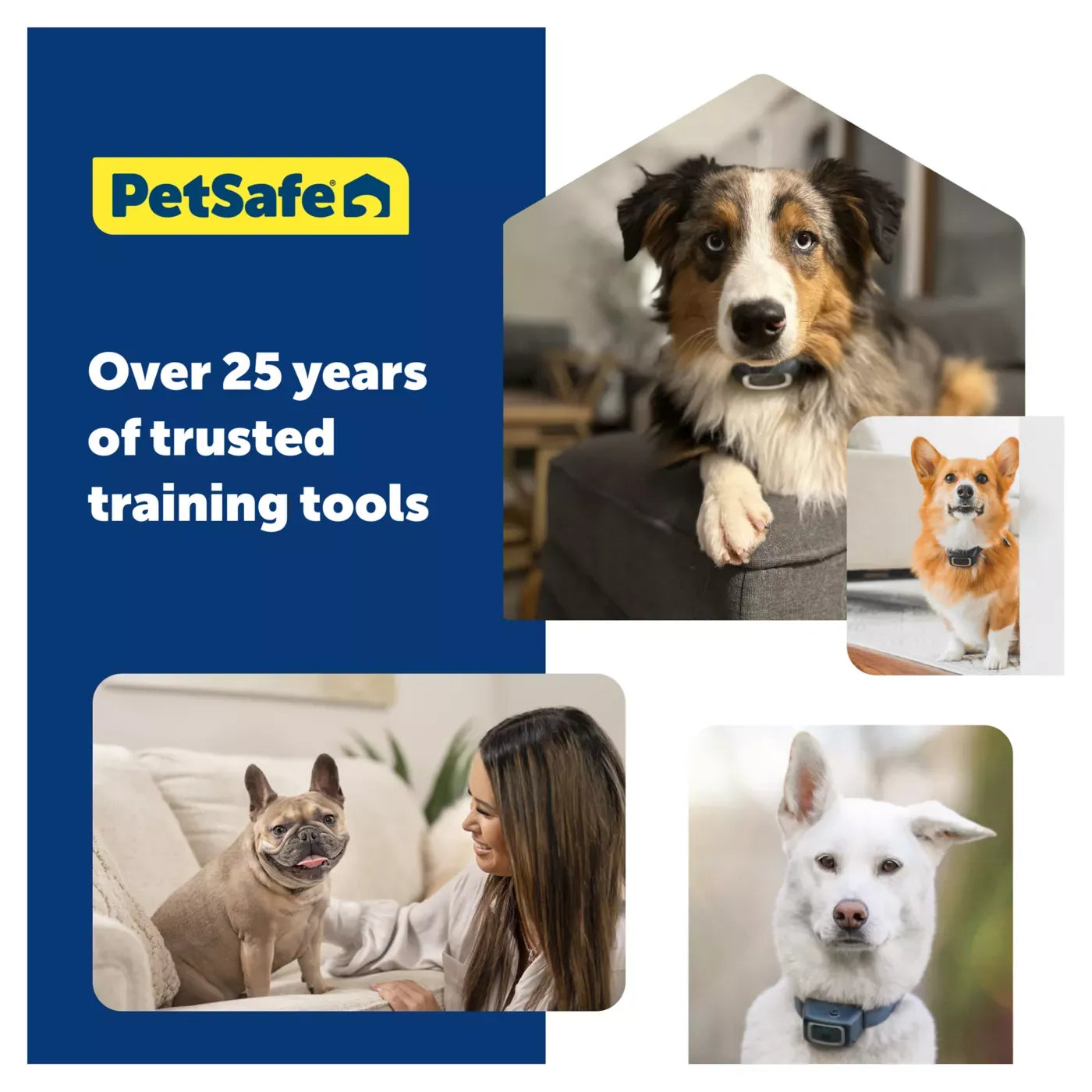 PetSafe® Spray Bark Dog Collar - Dogs 8 lb+ - Citronella and Unscented Spray Refills - Navy