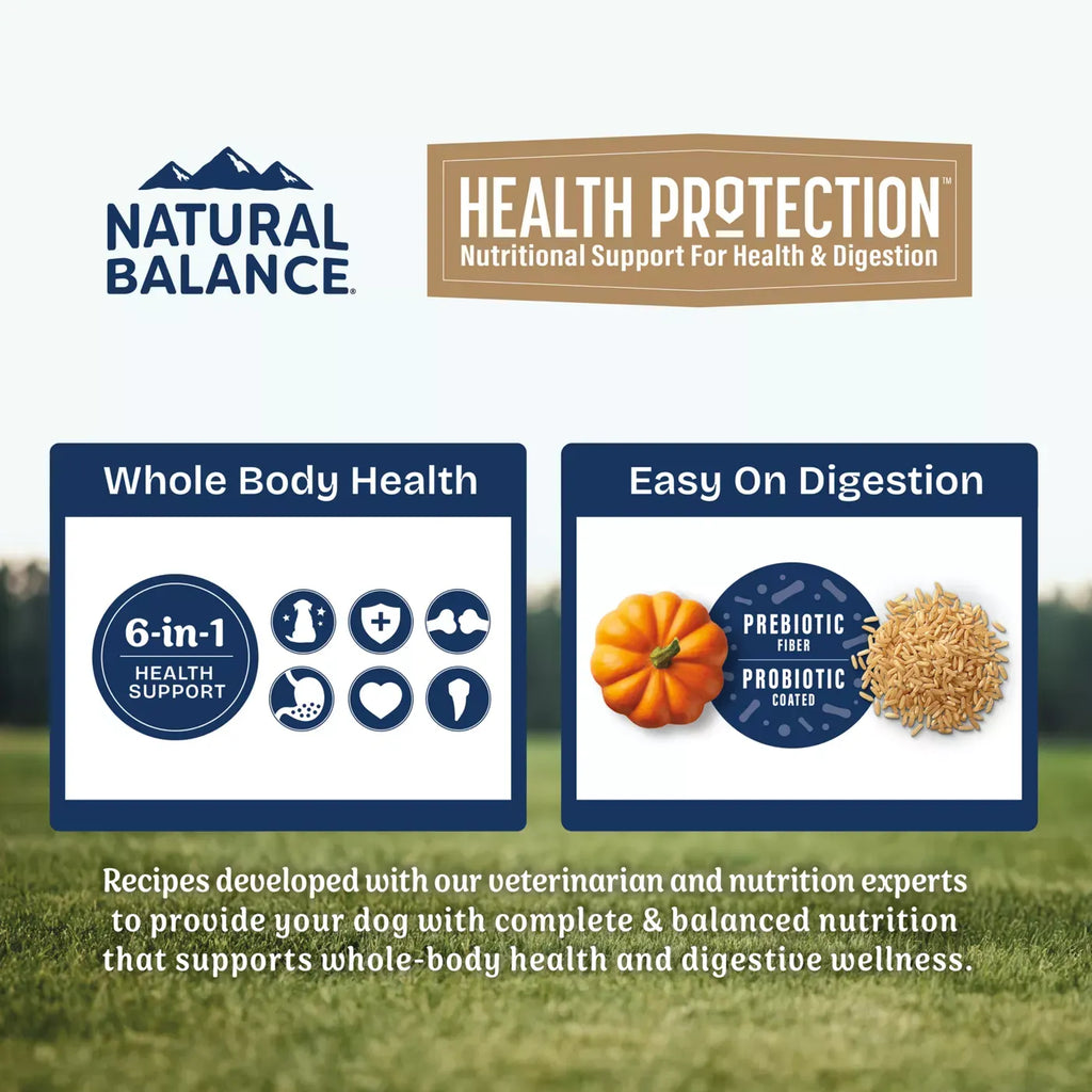 Natural Balance Health Protection Adult Dry Dog Food - Chicken, Brown Rice & Pumpkin