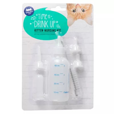 Whisker City "Time to Drink Up" Kitten Nursing Kit
